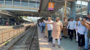 thane station platform 2 3 and 4 extensions 15 car trains run from december 31