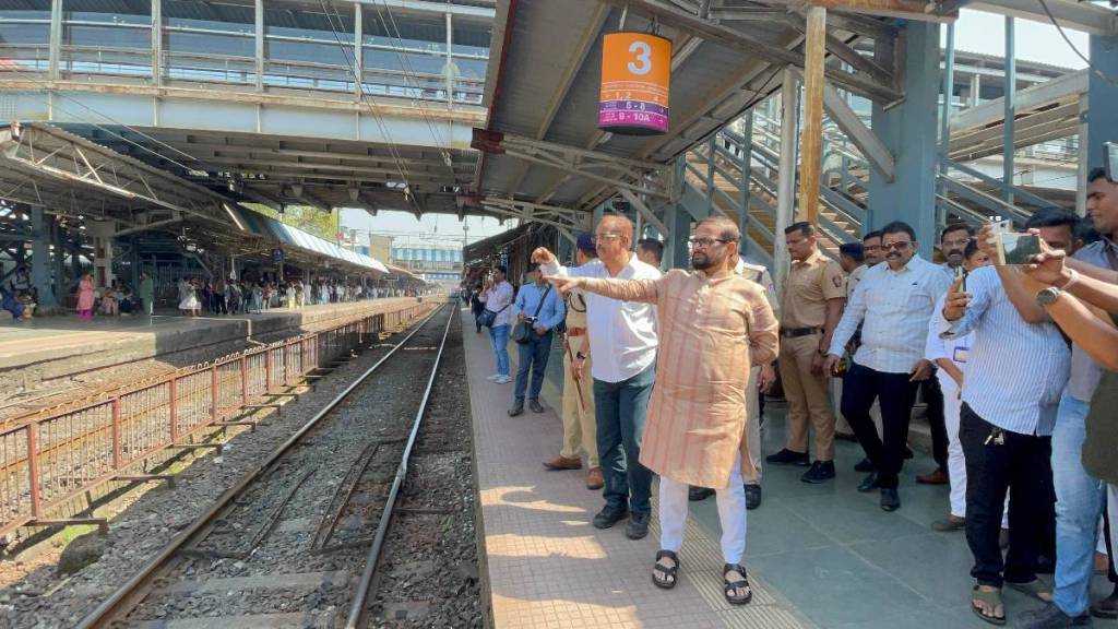 thane station platform 2 3 and 4 extensions 15 car trains run from december 31