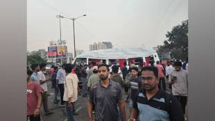 pune container from satara crashed near navle Bridge hit 10 to 12 vehicles fire killed seven people