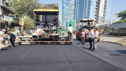 Panvel Municipal Corporation rapidly repairing roads