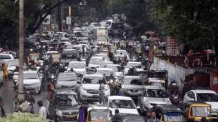 ghodbunder road traffic jam