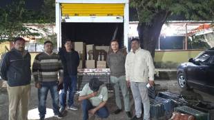 nashik liquor smuggling loksatta news