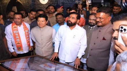 Eknath Shinde Emotional Balasaheb Thackeray Brand Smarak Kala Dalan Inauguration Bhayandar Sarnaik Eknath Shinde Emotional Balasaheb Thackeray Brand Smarak Kala Dalan Inauguration Bhayandar Sarnaik