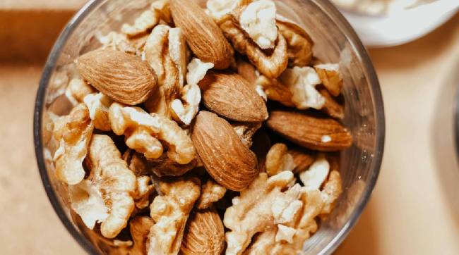 A bowl of mixed dry fruits for daily healthy eating.