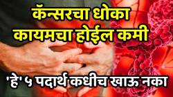 कॅन्सरचा धोका कायमचा होईल कमी; ‘हे’ ५ पदार्थ कधीच खाऊ नका; कॅन्सर शरीर पोखरण्याआधीच जाणून घ्या