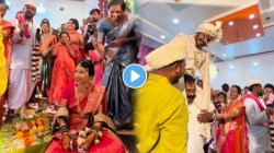 भरमंडपात नवरी रुसली… वरमाला घालताना नवरदेवाला उचलून घेतलं म्हणून नवरीचा तीव्र संताप; VIDEO होतोय तुफान व्हायरल