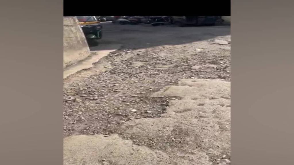 Potholes on mira bhayander internal roads Potholes on mira bhayander internal roads