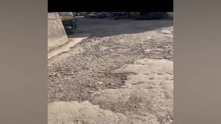 Potholes on mira bhayander internal roads