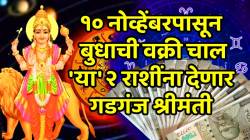 १० नोव्हेंबरपासून ‘या’ ३ राशींचं नशीब पालटणार; बुधाची वक्री चाल देणार गडगंज श्रीमंती, मिळणार अपार पैसा अन् धन संपत्ती