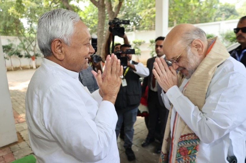 Nitish Kumar and Amit Shah