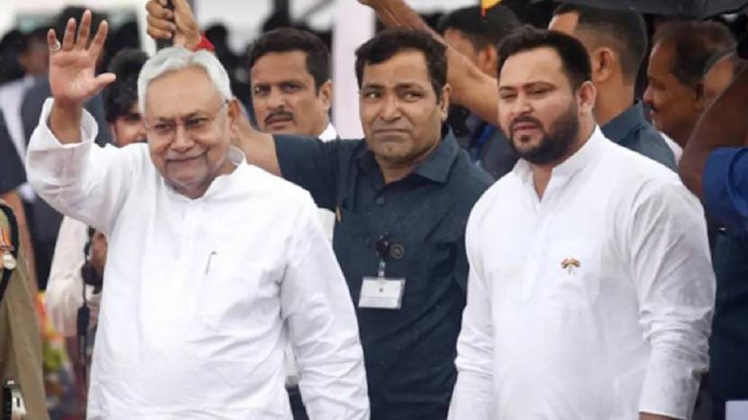 Nitish Kumar in Mahagathbandhan