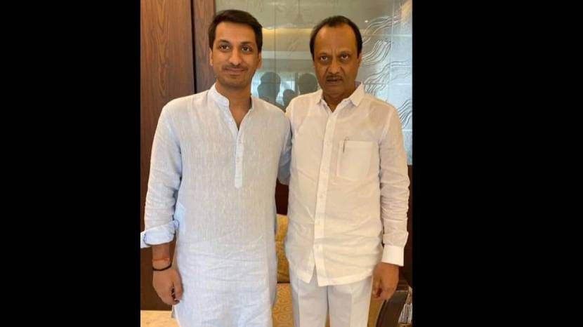 Parth pawar and Ajit Pawar