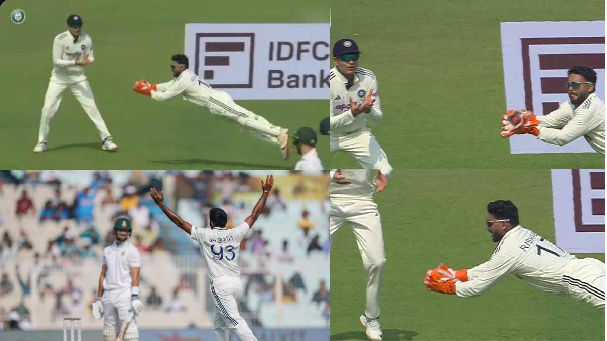 IND vs SA: फ्लाईंग ऋषभ पंत! बुमराहच्या भेदक चेंडूवर पंतचा अफलातून झेल, हवेत झेप घेतली अन्…, मारक्रमही पाहतच बसला; VIDEO