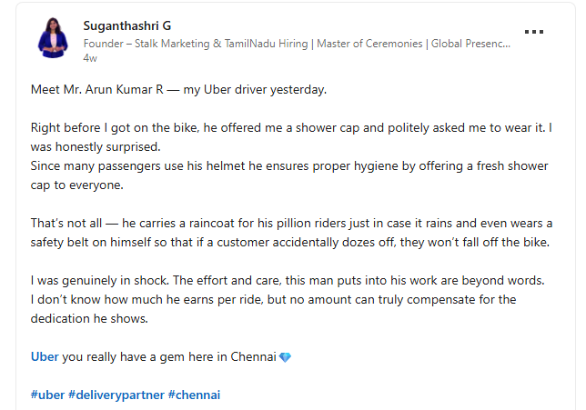 Uber Driver Viral Photo