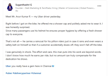 Uber Driver Viral Photo