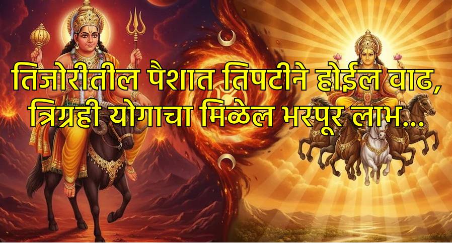 त्रिग्रही योगात या पाच राशी ठरतील लकी त्रिग्रही योगात या पाच राशी ठरतील लकी