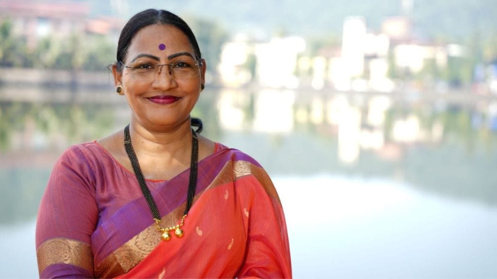 Seema Mathkar joins Shiv Sena UBT ahead Sawantwadi  municipal elections