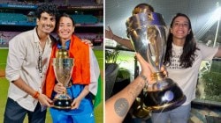 Photos: स्मृती मानधनासाठी बॉयफ्रेंडने काढला ‘हा’ टॅटू? ट्रॉफीबरोबरच्या फोटोंमध्ये दिसली झलक