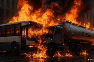 Sudi Arabia Bus and Tanker Accident Collision
