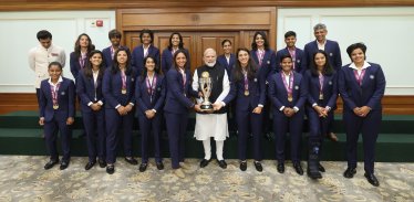 World Champion Indian Team Photo with PM Narendra Modi