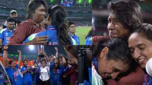 Smriti Mandhana apologise to Zhulan Goswami Mitali Raj Anjum Chopra Emotional After Holding World Cup Trophy