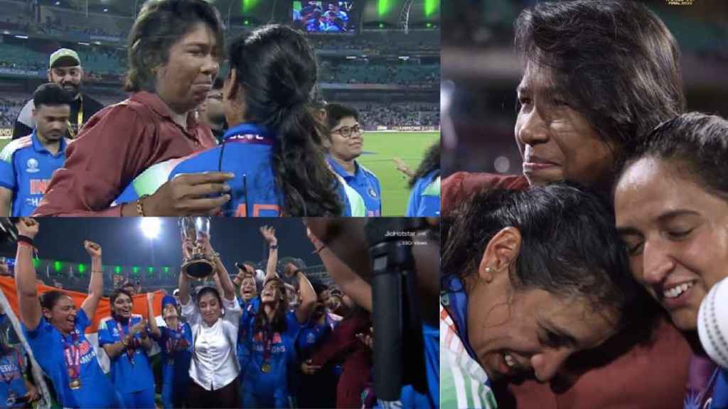 Smriti Mandhana apologise to Zhulan Goswami Mitali Raj Anjum Chopra Emotional After Holding World Cup Trophy