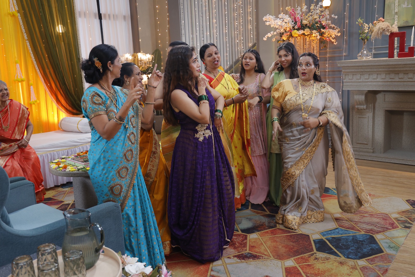 Veen Doghatli Hi Tutena Swanandi Adhira Green Bangles Ceremony