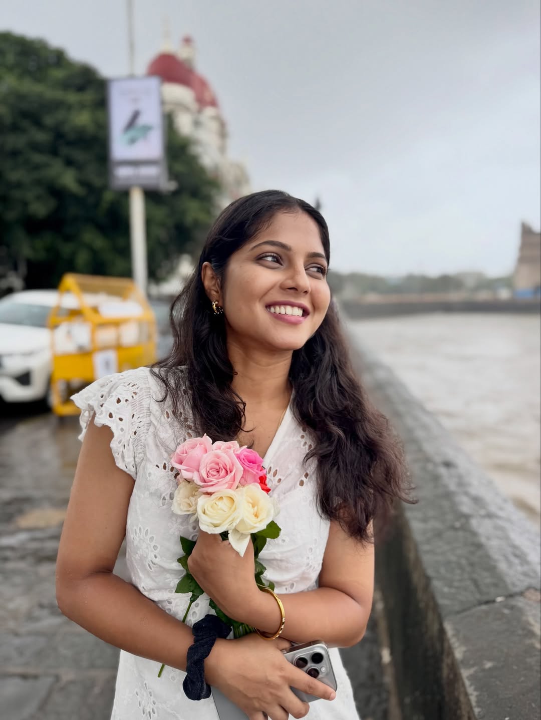 Vijaya Babar Mumbai Photoshoot White Dress Look