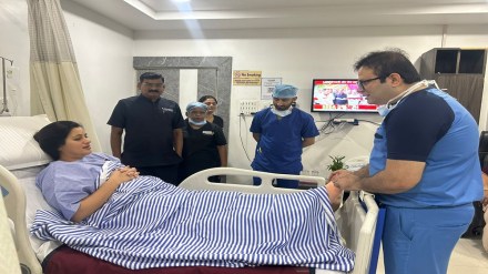BJP leader injury, Navneet Rana surgery, Nagpur hospital admission, Amravati MP health update, orthopedic treatment Nagpur, leg fracture recovery, BJP leader injury, Navneet Rana surgery, Nagpur hospital admission, Amravati MP health update, orthopedic treatment Nagpur, leg fracture recovery,