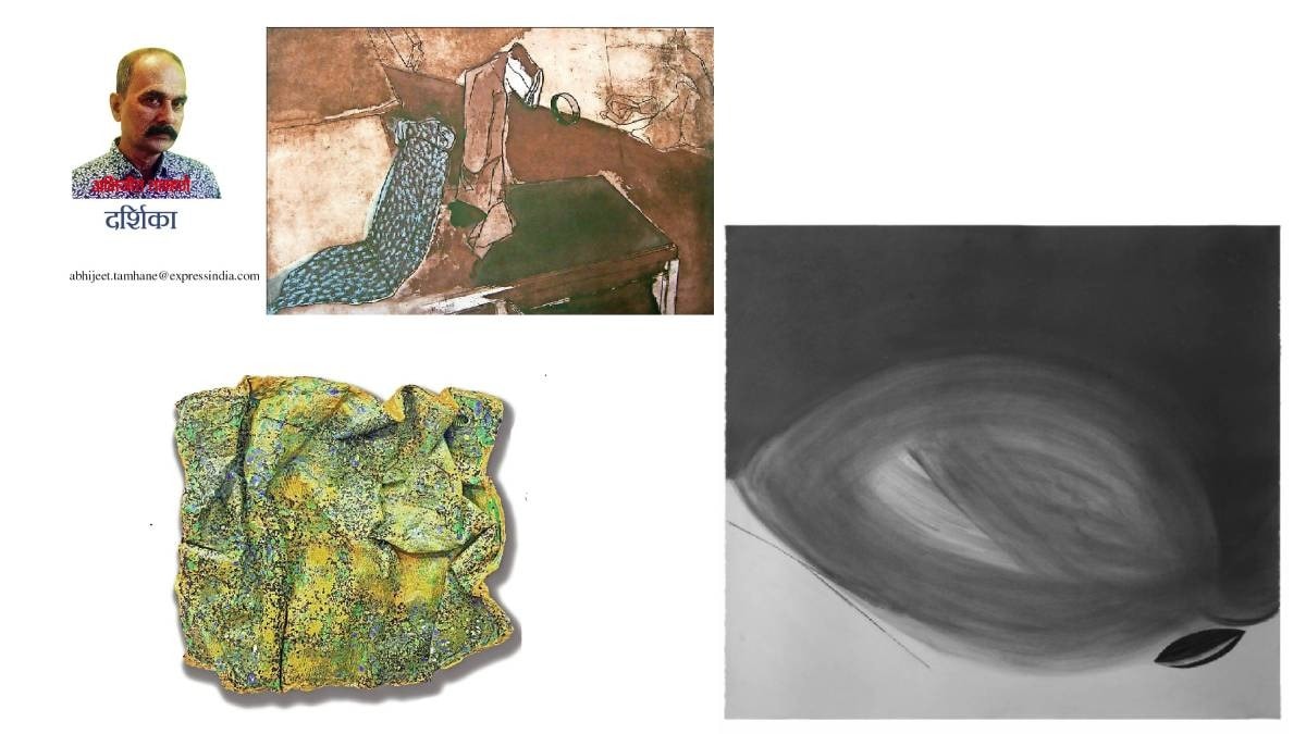 Indian Women Abstract Artists Modern Art Expressionism Struggle painters contemporary prafulla dhahanu mona rai nasreen hashmi