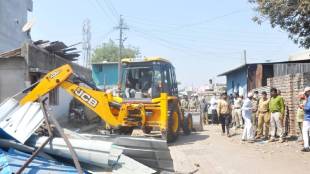 Encroachment removal campaign in Nagar city again