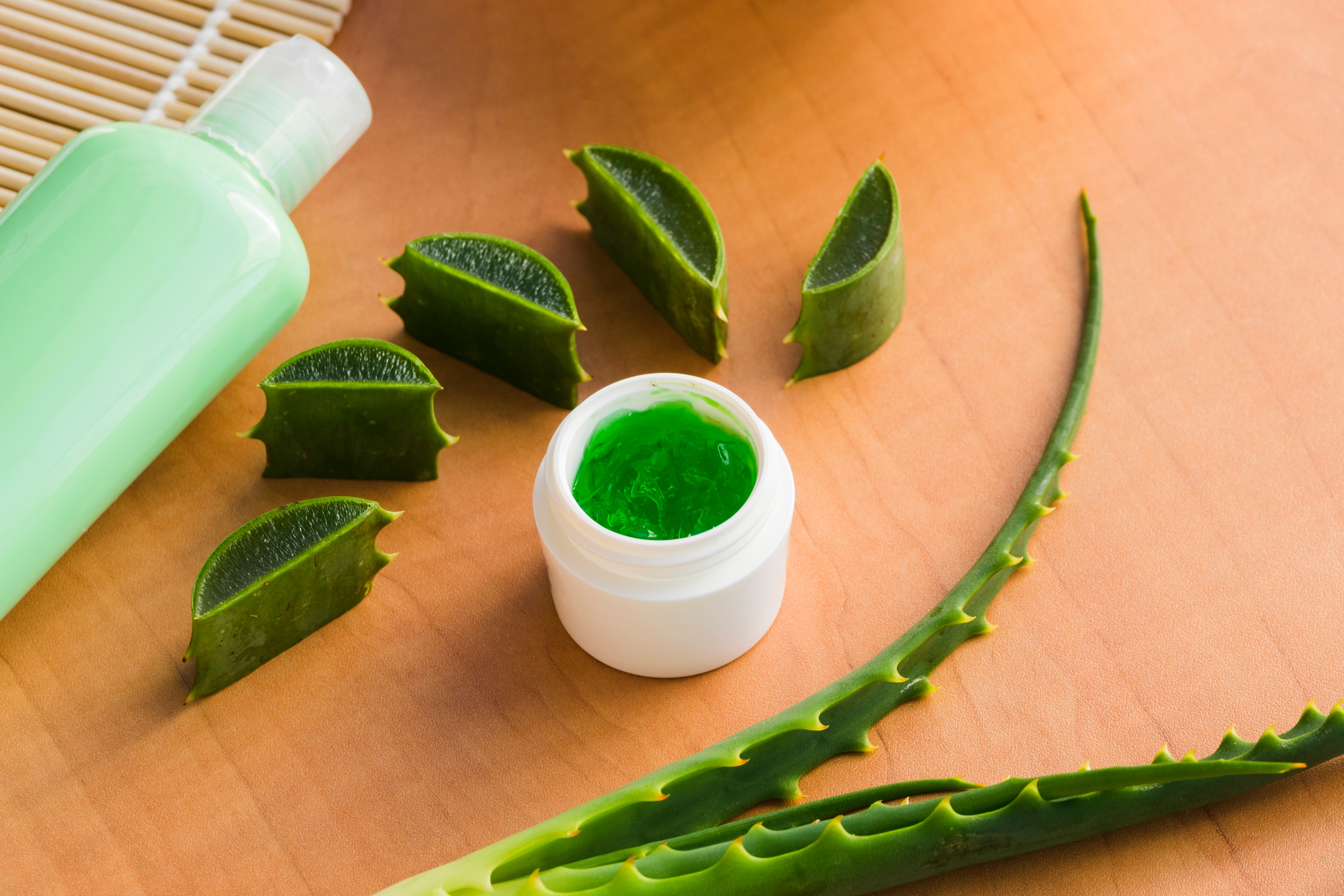 Aloe vera and chia seed gel for natural hair growth