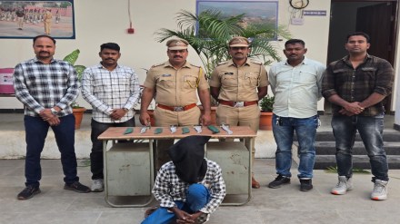 beed election police seize swords youth arrested beed election police seize swords youth arrested