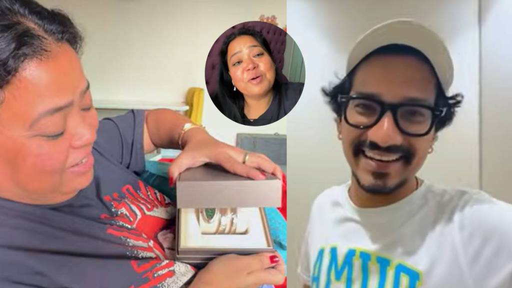 Harsh limbachiya gifted Bharti singh an expensive watch worth lakhs of rupees actress got emotional Harsh limbachiya gifted Bharti singh an expensive watch worth lakhs of rupees actress got emotional
