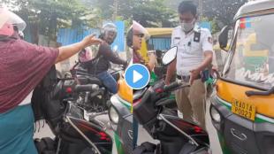Moment captured when a woman’s argument near Baiyappanahalli Metro caused a massive traffic jam.