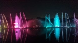 सांगलीत खाणीतून उडाली कारंजी, खाण सुशोभीकरणामुळे सांगलीच्या सौंदर्यात भर – चंद्रकांत पाटील