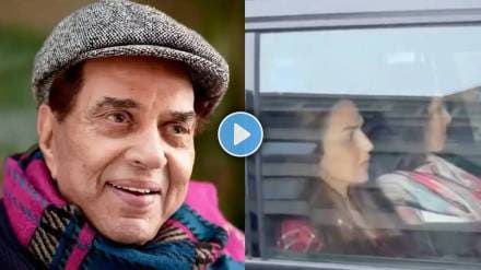 dharmendra health updates hema malini visit hospital with daughter esha deol