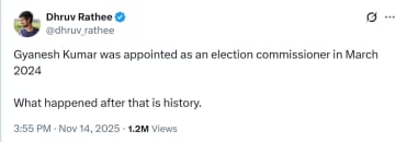 dhruv rathe tweet 1