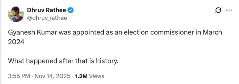 dhruv rathe tweet 1