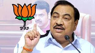 'Vote for Lotus' - Eknath Khadse's statement is in the news on the platform of Sharad Pawar group