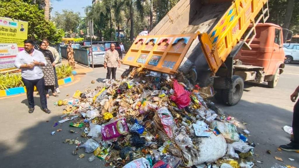 garbage dumping protest