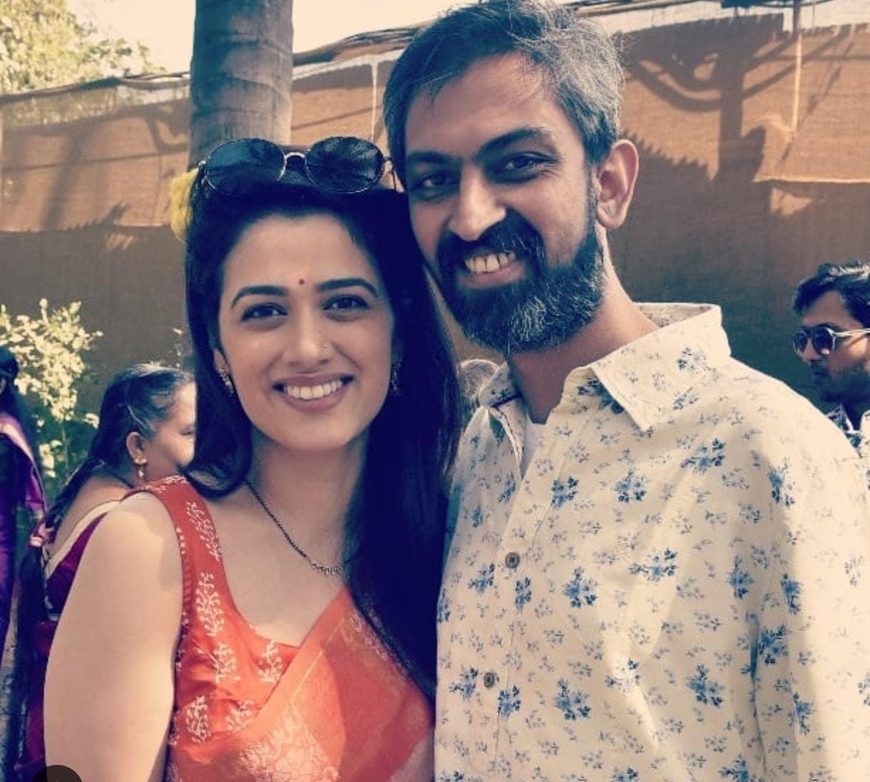 girija oak national crush family husband and son photos