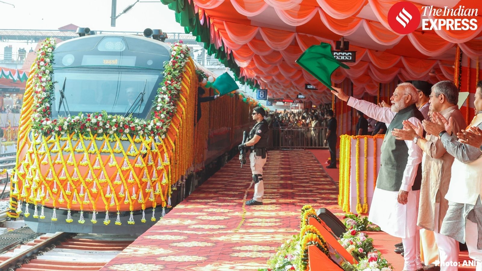 PM Modi flags off four new Vande Bharat Express trains