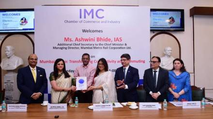 Ashwini Bhide at Indian Merchant Chamber Ashwini Bhide at Indian Merchant Chamber