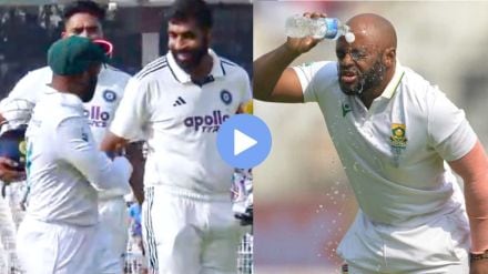 temba bavuma with jasprit bumrah temba bavuma with jasprit bumrah