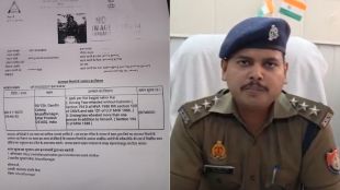 muzaffarnagar police fined helmetless Rs 1 lakh scooter rider Rs 21 Lakh photo goes viral