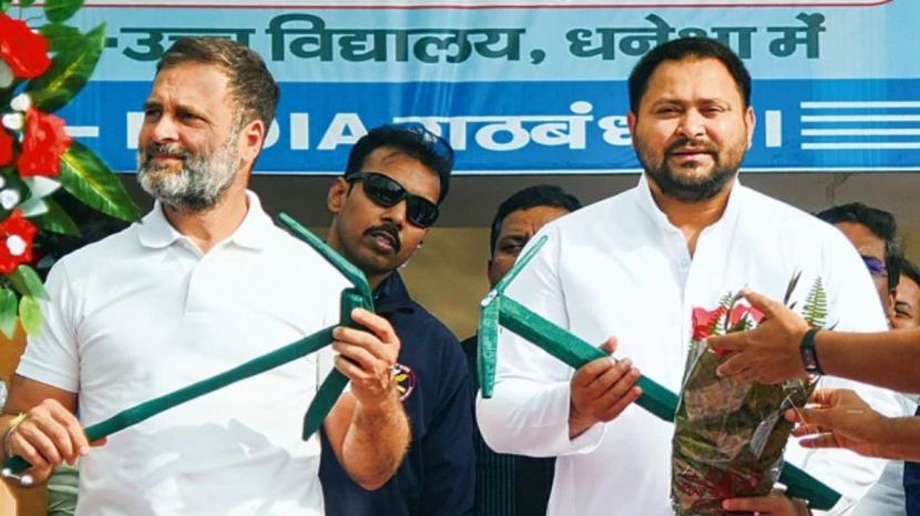 bihar exit polls update predict setback to Grand Alliance