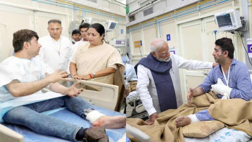 AAP leader Saurabh Bharadwaj claims PM Modi did photo-op with Delhi Blast injured patient Rekha Gupta