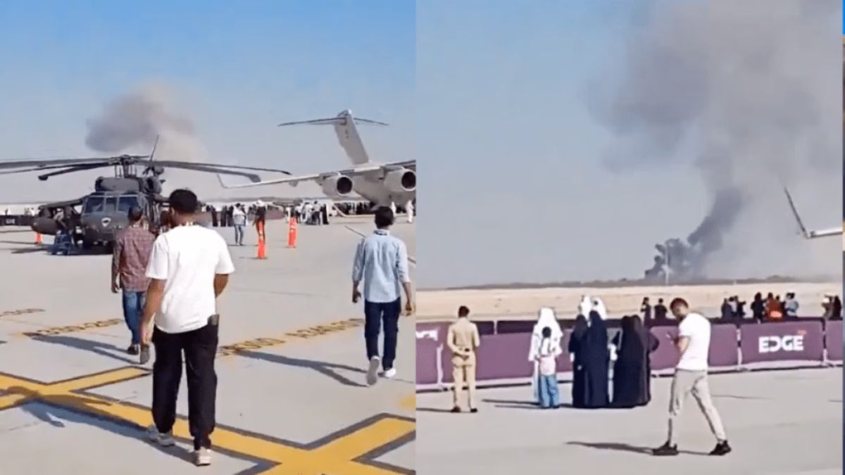  Pakistani journalist laughs recording Tejas crash at Dubai Air Show