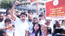 युवक काँग्रेसचे मुख्यमंत्र्यांच्या बंगल्याबाहेर आंदोलन; फलटण रुग्णालयातील डॉक्टर आत्महत्येप्रकरणी दोषींवर कारवाईची मागणी